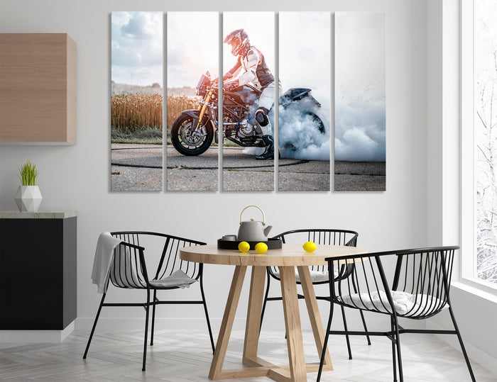 MotoDrift Canvas Print #3125