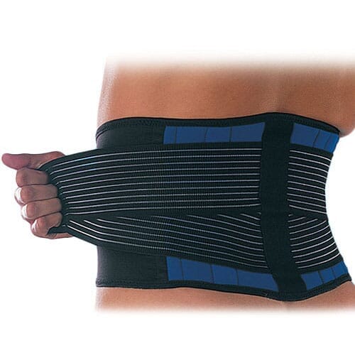 Image of Neoprene Double Pull Lumbar Brace on a plain background.