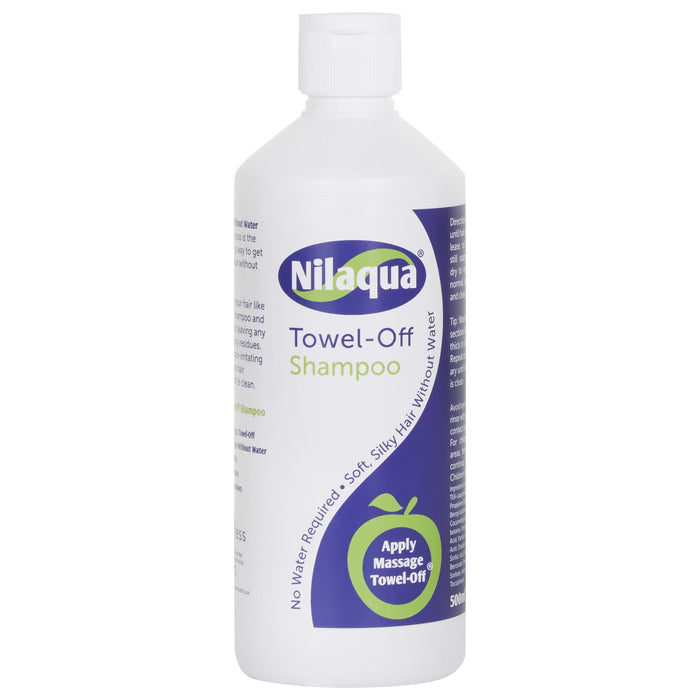 Image of Nilaqua Towel Off Shampoo on a plain background.