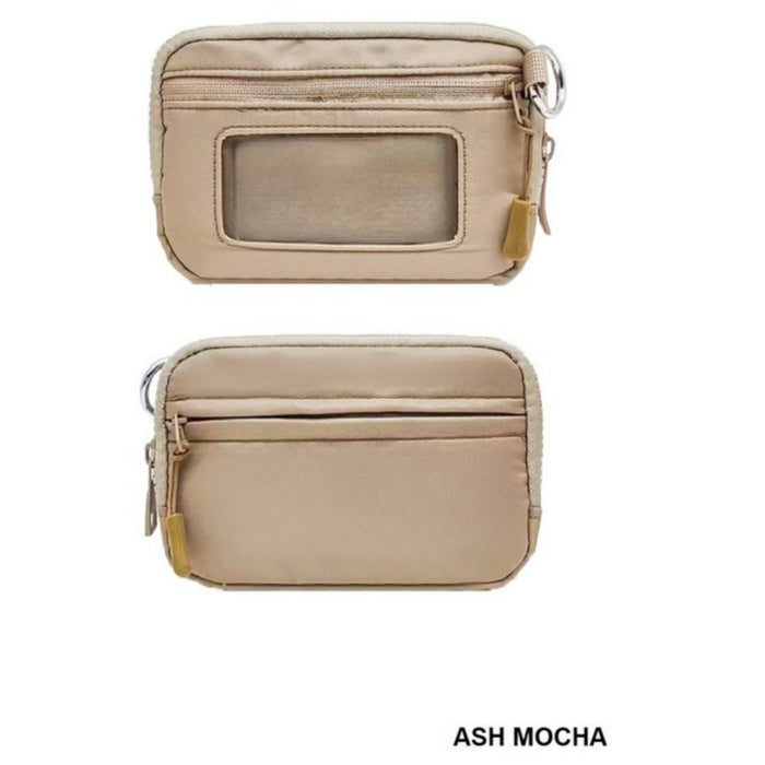 On The Go Keychain Pouch ID Card Wallet (7 Colors) - 260 Broadway Boutique
