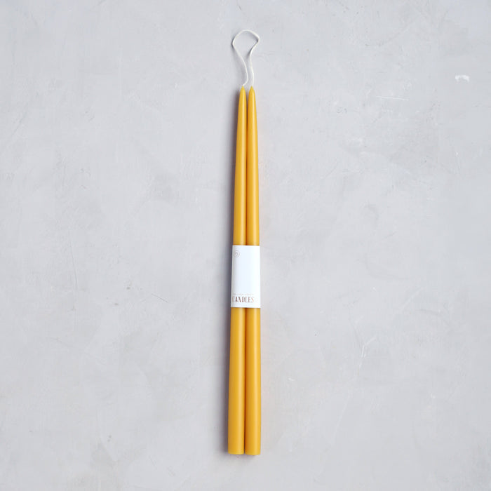 Pair of Taper Candles - Saffron - Candles by Carlyle Avenue