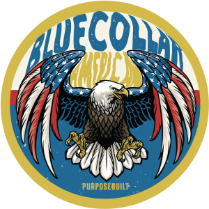 2.5 inch Purpose-Built American eagle sticker