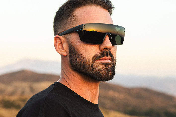 Performance XL Lazerface Matte Black - Ultra Black Lens