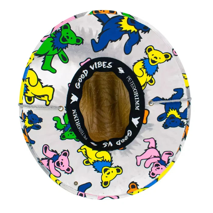 Peter Grimm Grateful Dead Sugar Junior - Children's Straw Lifeguard Hat