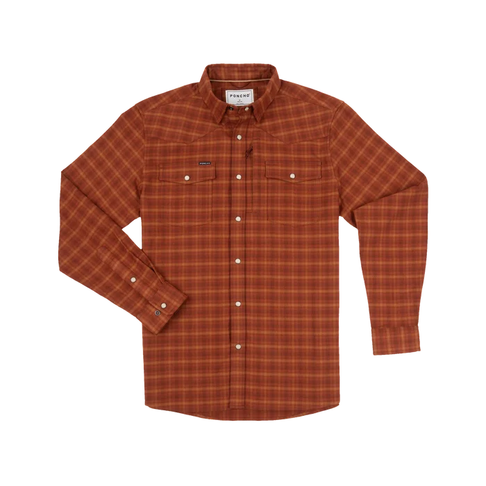 Poncho Western Flannel Shirt - The Pitstop