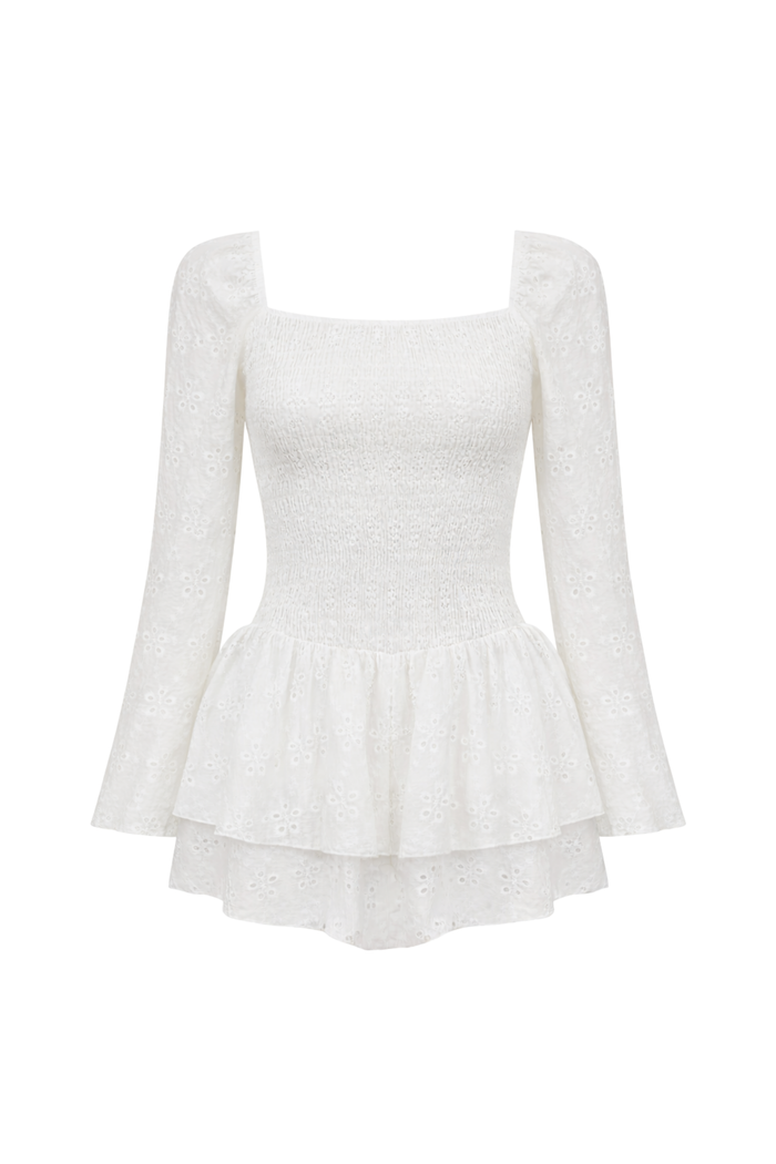 "Portofino" dress white