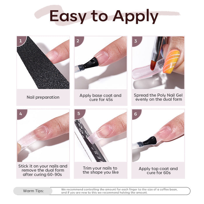 Pure Clear - Poly Nail Gel (30g) Poly Nail Gel MODELONES #