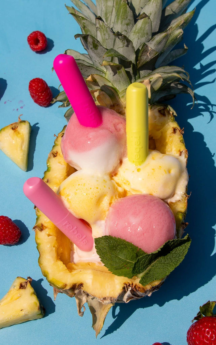 REBELS New Mocktail Trio Strawb Daiquiri 🍓 Piña Colada 🥥 Rasp Moj