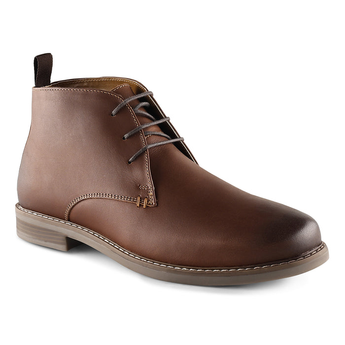 Redhill Leather Chukka Boots - Brown