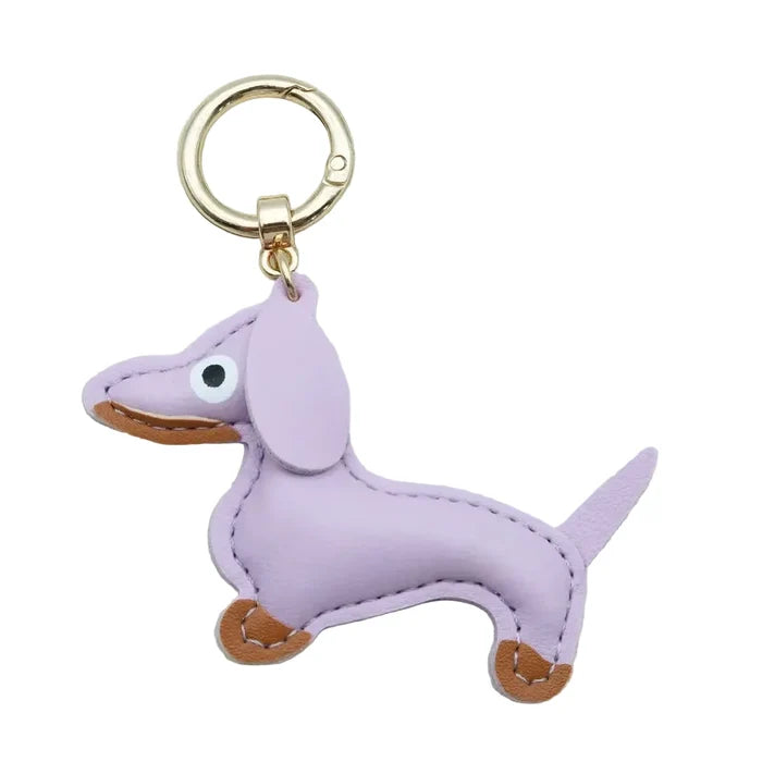 "Sausage dog" bag chain blue lila