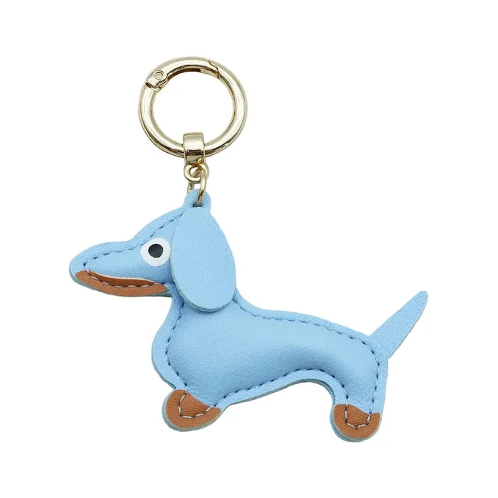 "Sausage dog" bag chain blue