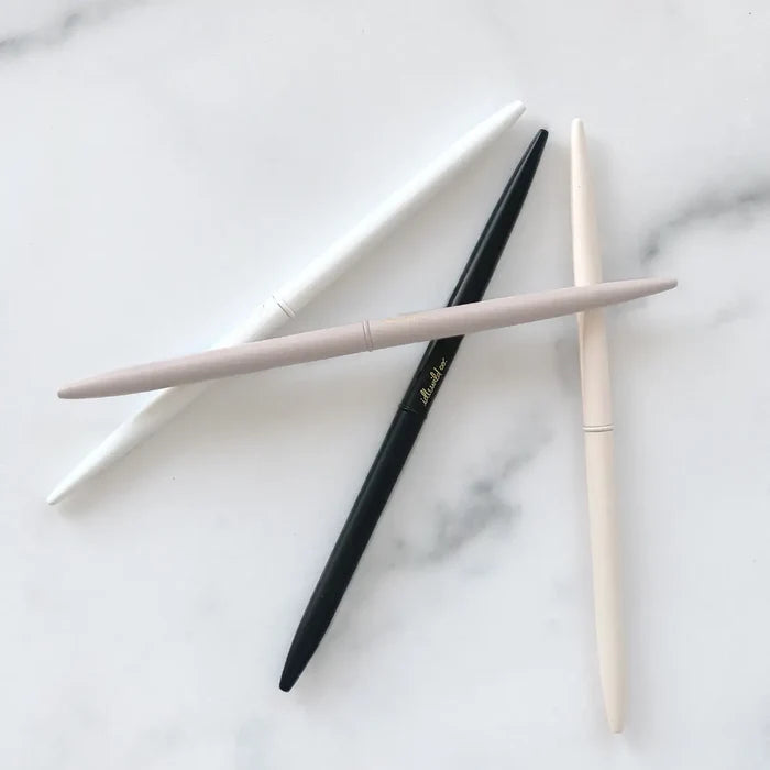 Slim Neutral Ball Point Pens (Set of 4)