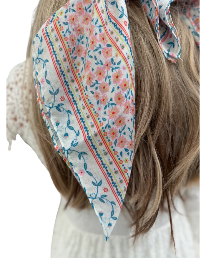 Scarf Bar Spring Festival Square Scarf with Velvet Grip Myselflingerie.com