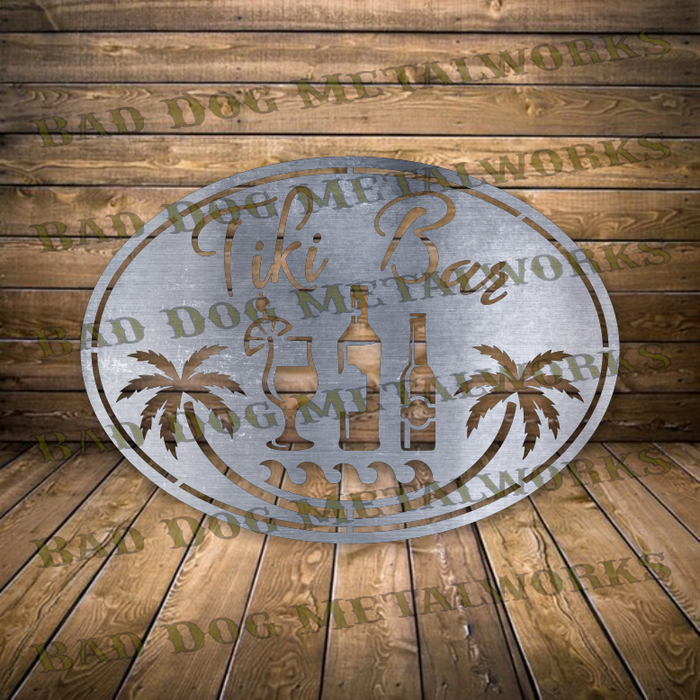 Tiki Bar - Dxf and Svg