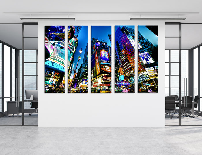 Times Square Canvas Print #9178