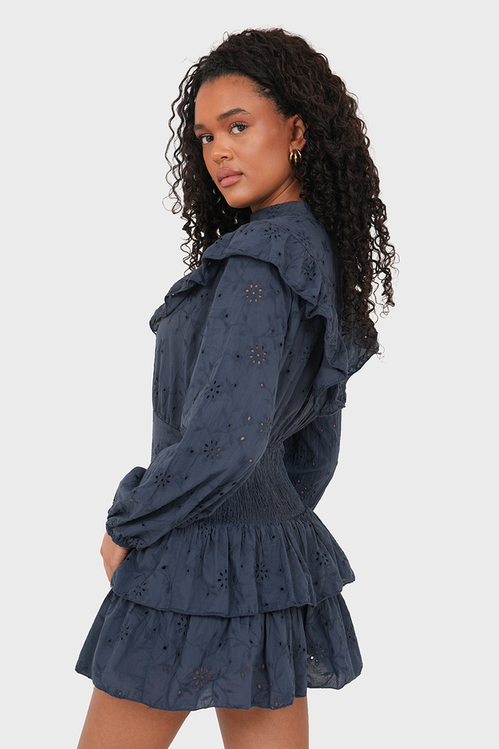 "Toscane" dress navy