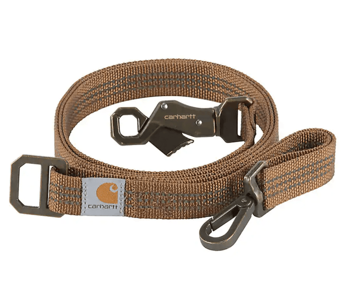 Carhartt Tradesman dog leash in Carhartt brown