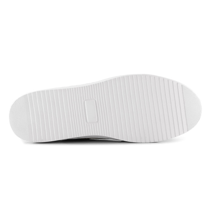Trentham Leather Smart Casual Trainers - White