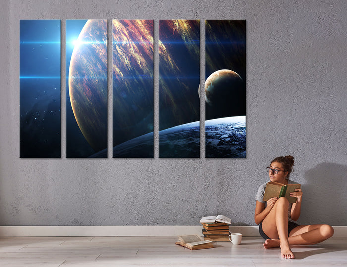 Universe Art Canvas Print #6025