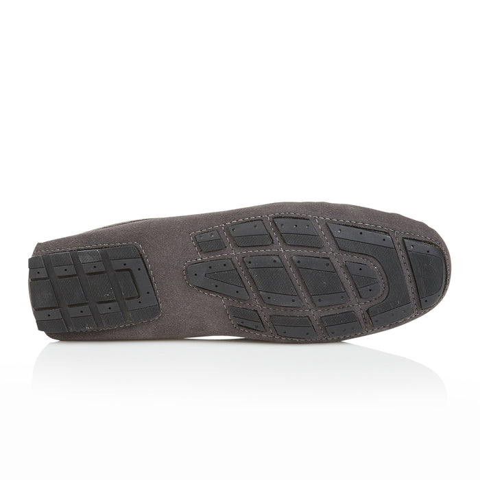 Walbrook Suede Leather Slippers - Grey