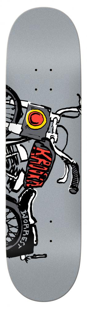 Worrest Cycle Pro Deck (Grey) 8.25