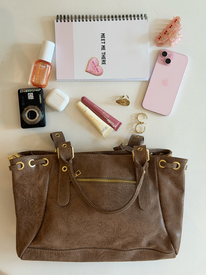 "Ziggy" bag real leather