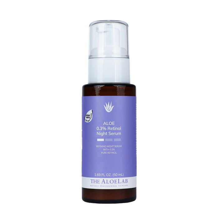 0.3% PURE RETINOL NIGHT SERUM - The ALOELAB