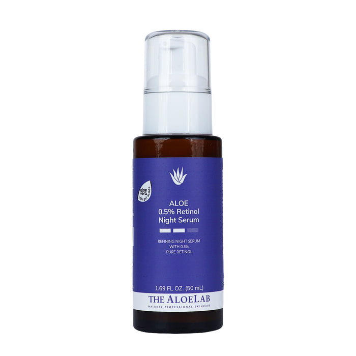 0.5% PURE RETINOL NIGHT SERUM - The ALOELAB
