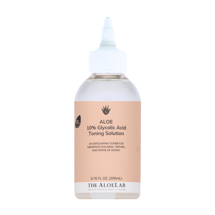 10% GLYCOLIC ACID TONING SOLUTION - The ALOELAB