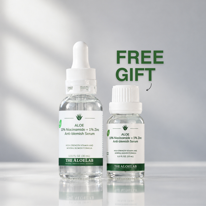 10% NIACINAMIDE +1% ZINC ANTI-BLEMISH SERUM with FREE 15ml Niacinamide Serum - The ALOELAB