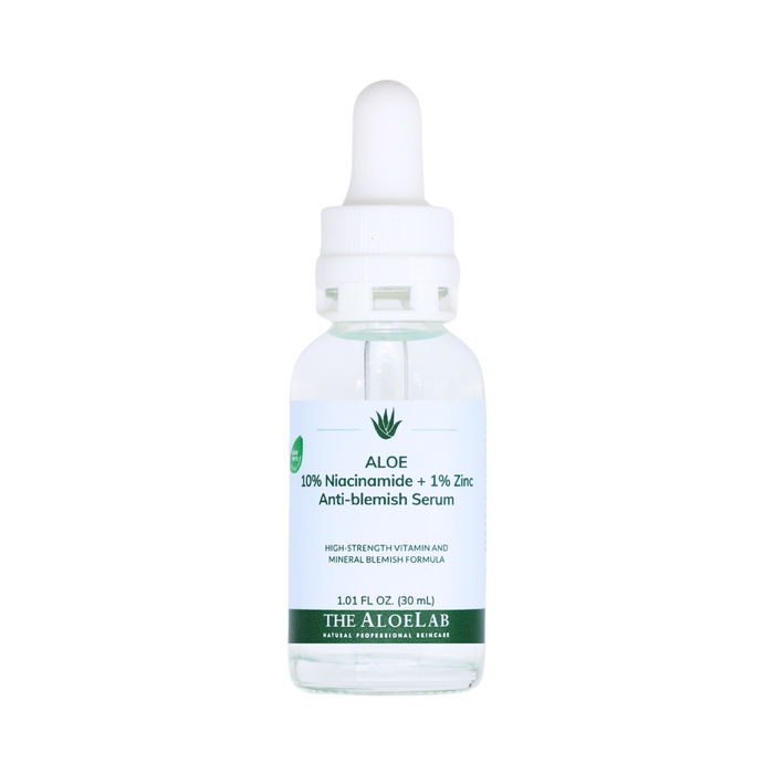10% NIACINAMIDE +1% ZINC ANTI-BLEMISH SERUM - The ALOELAB