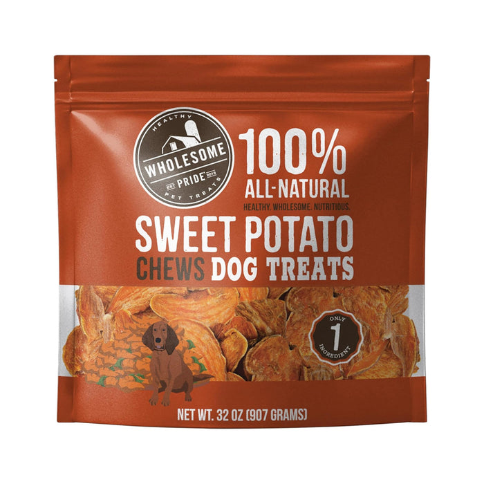 100% Sweet Potato Chews treats for dogs