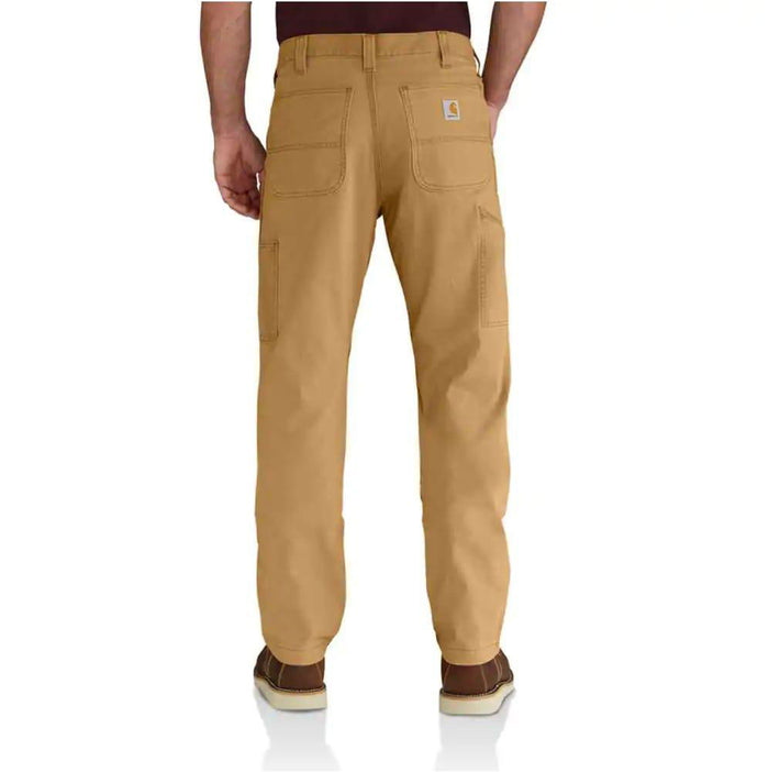 Carhartt Rugged Flex Rigby double front work pant in hickory, alternate product view