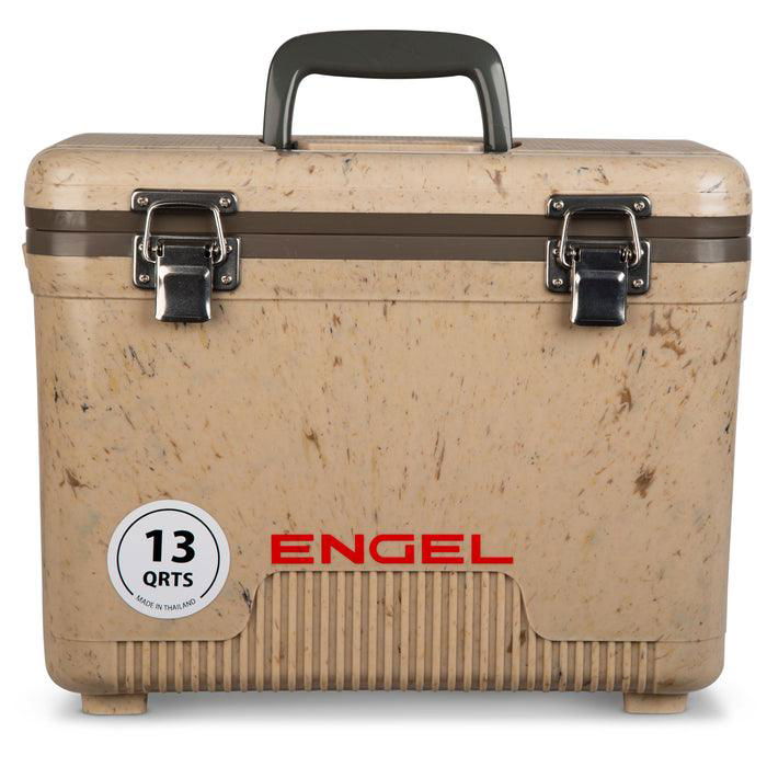 Engel 13 quart drybox cooler in grassland camo