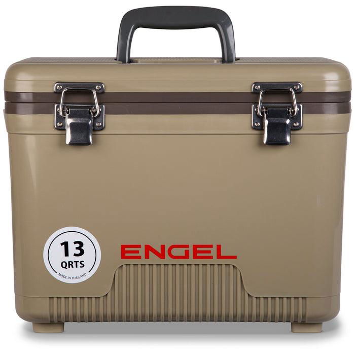 Engel 13 quart drybox cooler in tan