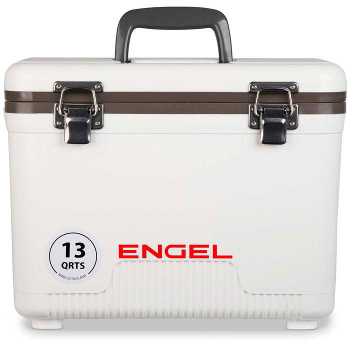 Engel 13 quart drybox cooler in white