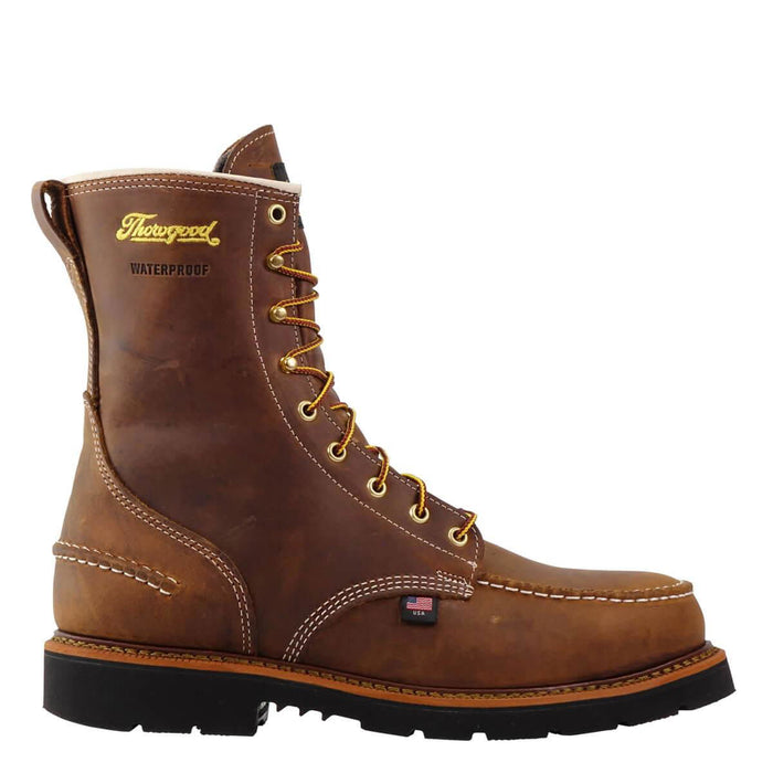 Thorogood 1957 Series waterproof steel toe work boot with MAXwear 90 outsole, EH rated