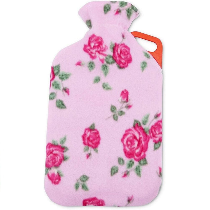 Image of 2 Litre Hot Water Bottle with Handle on a plain background.