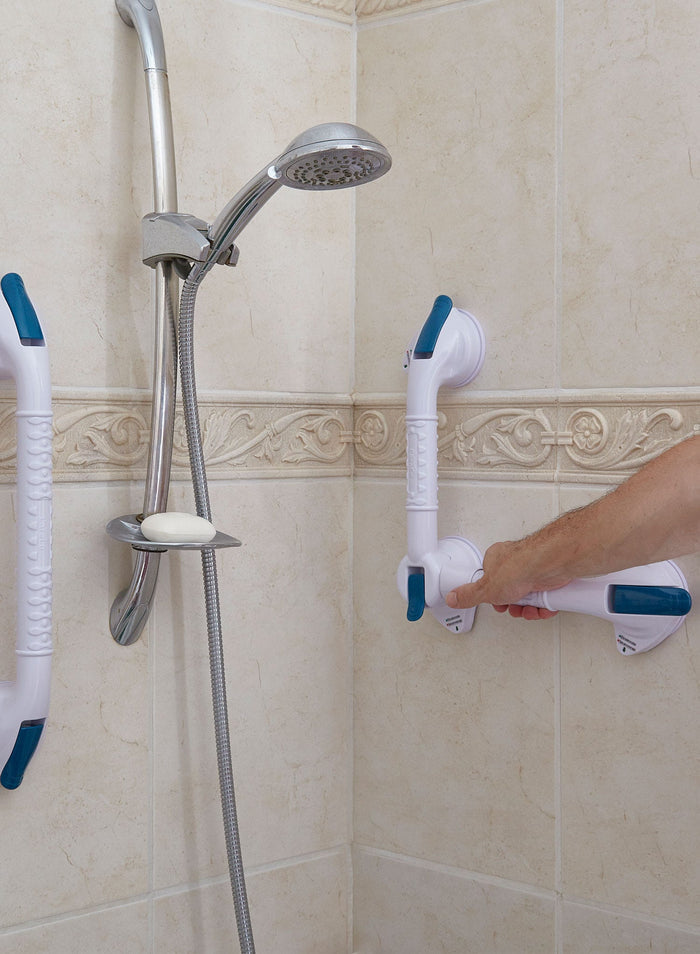 26" Reach Stick and Stay Dual Rotating Grab Bar
