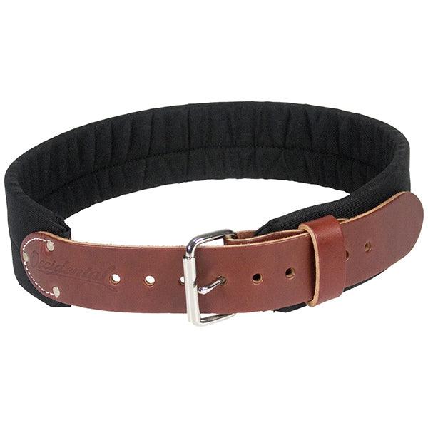 Occidental Leather 3 inch leather and nylon work belt in tan and black