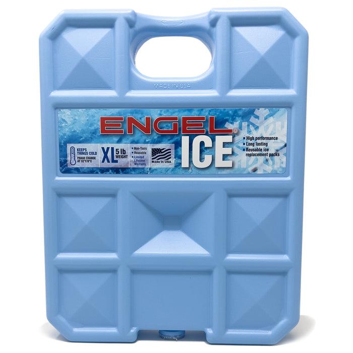 Engel 32 degree cooler ice pack, 5 pound reusable freezer pack for coolers
