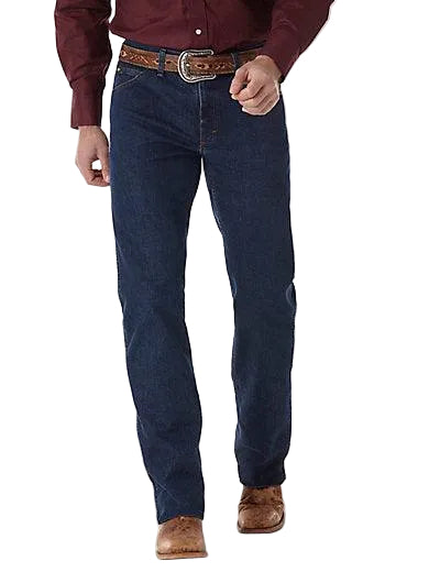 Wrangler 47 regular fit Cowboy Cut jean in midnight rinse denim, main product view