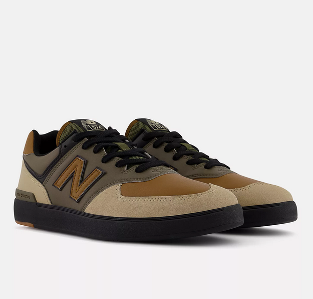 574 Court Skate Shoe (Olive/Black)