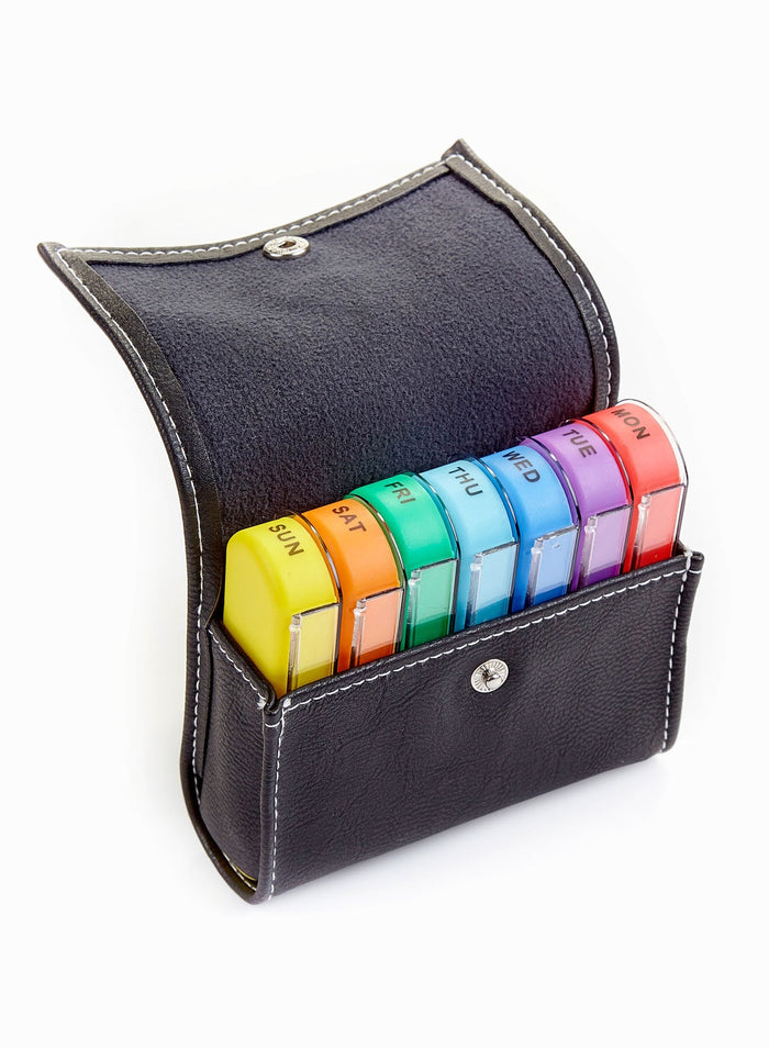 7 Day Colourful Pill Pouch