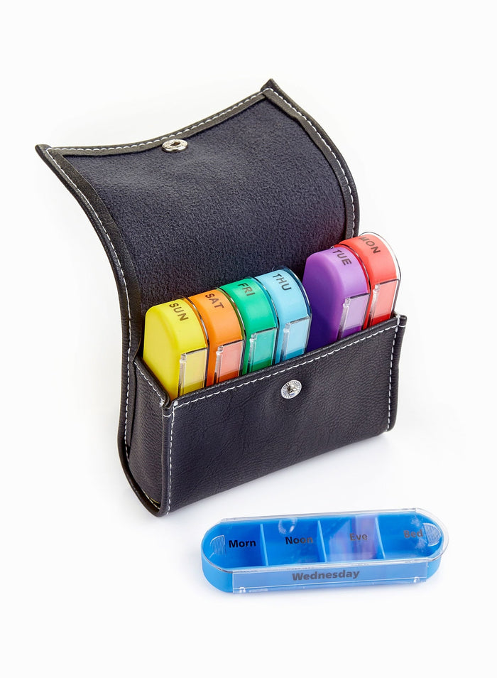 7 Day Colourful Pill Pouch
