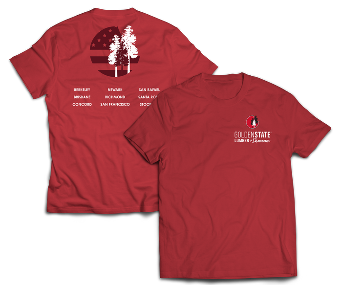 Golden State Lumber 70 Years America t-shirt