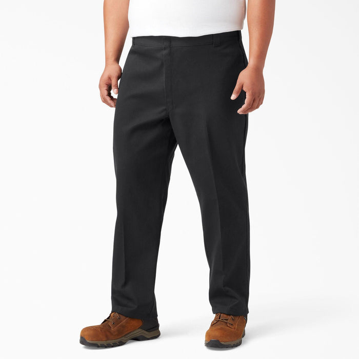 Dickies 874 FLEX work pant in black, big and tall fit product view of the garment