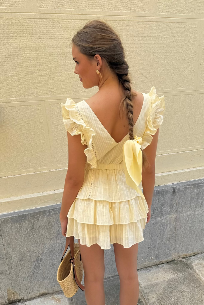 "Mia" dress yellow