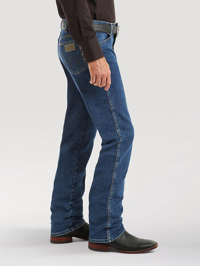 Wrangler Active Flex cowboy jean in stonewash with stretch flex denim, alternate product view