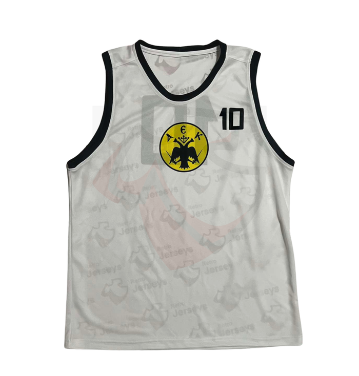 AEK Athens Basketball Shirt 1968 European Cup - Retro Jerseys, φανέλα Μπάσκετ ΑΕΚ